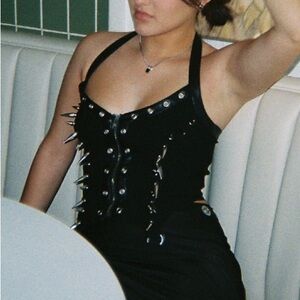 Killstar halter spike top